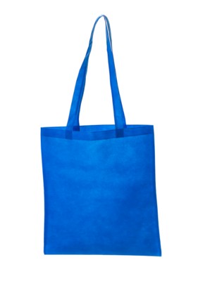 Picture of NON WOVEN SHOPPER TOTE BAG with Long Handles in Royal Blue.