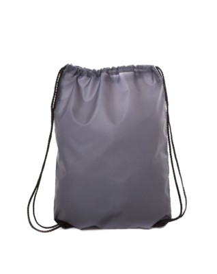 Picture of PREMIUM BACKPACK RUCKSACK with Drawstring Handles in Grey.
