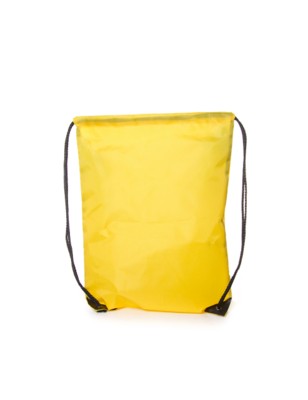 Picture of PREMIUM BACKPACK RUCKSACK with Drawstring Handles in Yellow.