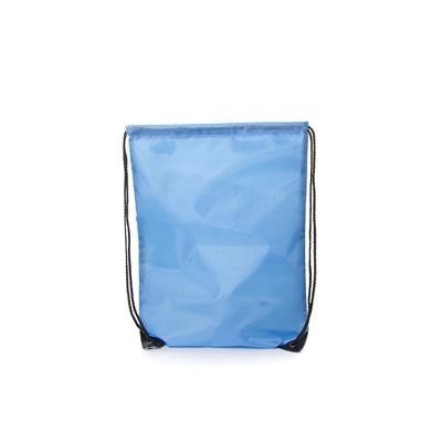 Picture of PREMIUM BACKPACK RUCKSACK with Drawstring Handles in Light Blue.