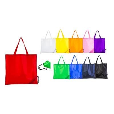Picture of FOLDING 210D POLYESTER SHOPPER TOTE BAG