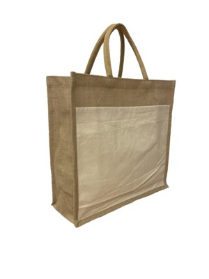 Picture of PREMIUM MEDIUM SIZED JUCO BAG with Outside Cotton Pockets.