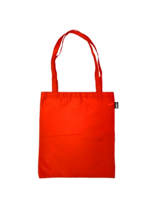 Picture of 190T POLYESTER RPET SHOPPER in Red.