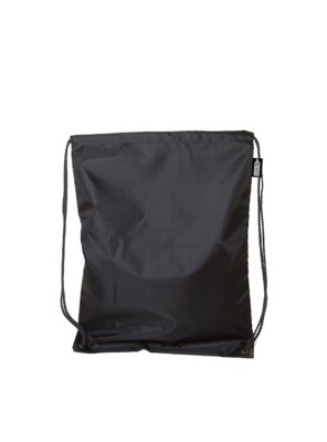 Picture of 210D POLYESTER RPET DRAWSTRING BAG in Black.