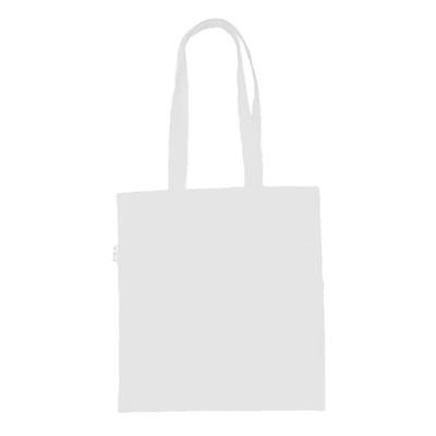 Picture of 5OZ WHITE ORGANIC COTTON SHOPPER with Long Handles