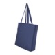 Picture of 10OZ NAVY COTTON SHOPPER TOTE BAG with Gusset