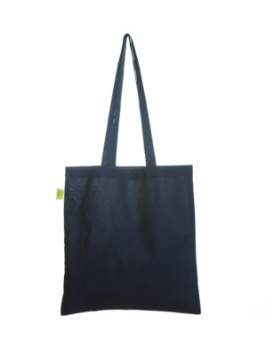 Picture of ECO NATURAL & COLOUR COTTON SHOPPER in Navy.