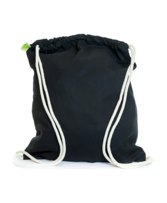 Picture of ECO NATURAL & COLOUR COTTON DRAWSTRING in Black.