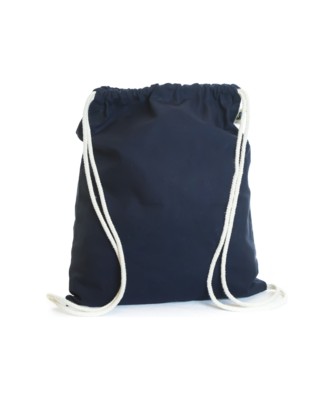 Picture of ECO NATURAL & COLOUR COTTON DRAWSTRING in Navy.