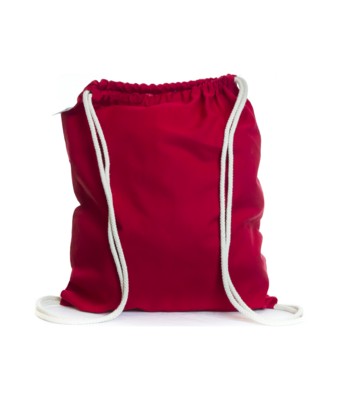 Picture of ECO NATURAL & COLOUR COTTON DRAWSTRING in Red.