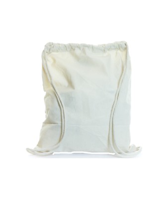 Picture of DURABLE 5OZ COTTON DRAWSTRING BAG with Thick Natural Colour Cords in Natural.