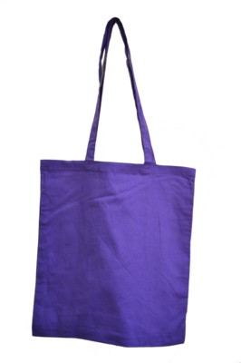 Picture of COLOUR 4OZ COTTON SHOPPER with Long Handles in Purple.