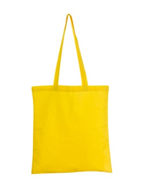 Picture of COLOUR 4OZ COTTON SHOPPER with Long Handles in Yellow.