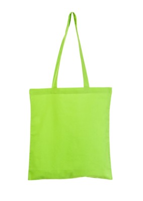 Picture of COLOUR 4OZ COTTON SHOPPER with Long Handles in Pale Green