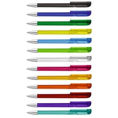 Picture of UP CLEAR TRANSPARENT SI TWIST BALL PEN.