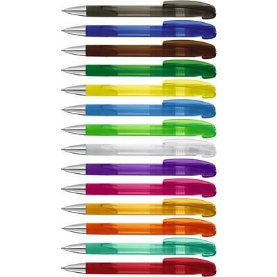 Picture of LOOK GRIP CLEAR TRANSPARENT SI RETRACTABLE BALL PEN