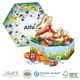 Picture of PERSONALISED LINDT EASTER HEXAGONAL GIFT BOX with 2 Lindt Bunnies & Lindor Mini Eggs