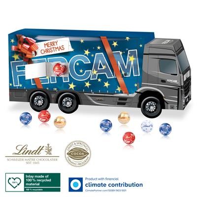 Picture of LINDT 3D TRUCK CHOCOLATE ADVENT CALENDAR.