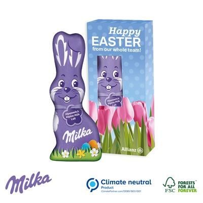 Picture of MILKA BOXED CHOCOLATE EASTER BUNNY RABBIT.