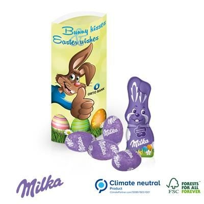 Picture of MILKA PERSONALISED EASTER PILLAR BOX