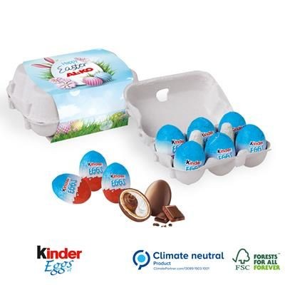 Picture of PERSONALISED KINDER 6 MINI EGG CARTON