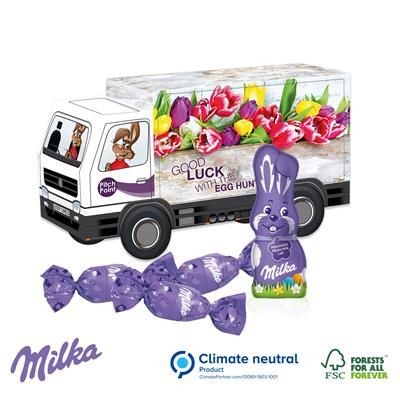 Picture of PERSONALISED MILKA EASTER 3D TRUCK.