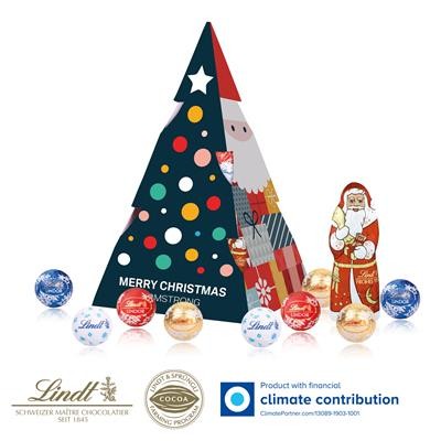 Picture of PERSONALISED LINDT CHRISTMAS PYRAMID.