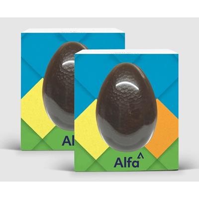 Picture of PERSONALISED LUXURY 150G SWISS MILK CHOCOLATE EGG.