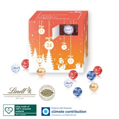 Picture of PERSONALISED LINDT ADVENT CALENDAR CUBE.