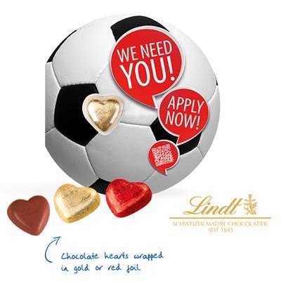 Picture of LINDT CHOCOLATE FOOTBALL THEMED PERSONALISED BUSINESS CARD