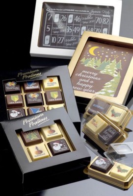 Picture of PRINTED LOGO CHOCOLATE BOX