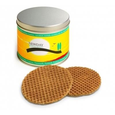 Picture of PERSONALISED TIN OF DUTCH WAFFLES.