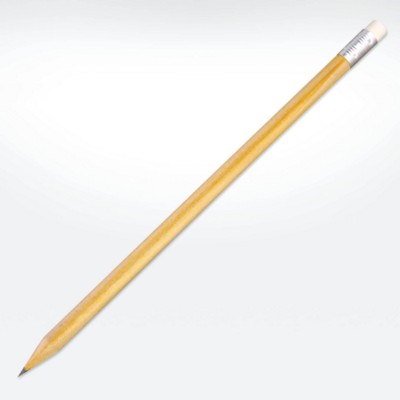 Picture of GREEN & GOOD ECO WOOD PENCIL with Eraser in Natural.
