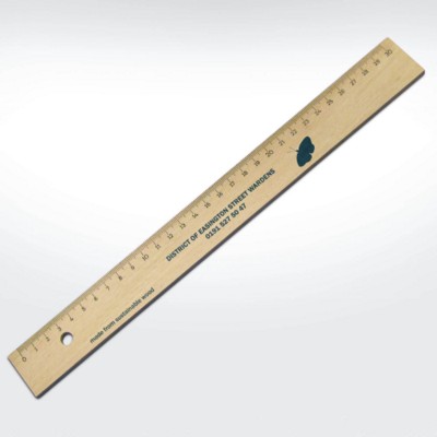 Picture of GREEN & GOOD SUSTAINABLE WOOD 30CM RULER.