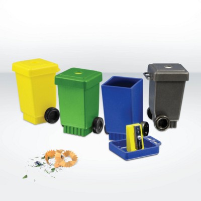 Picture of GREEN & GOOD RECYCLED PLASTIC WHEELIE BIN SHARPENER.