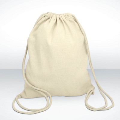 Picture of GREEN & GOOD COLUMBIA COTTON DRAWSTRING BACKPACK RUCKSACK  in Natural