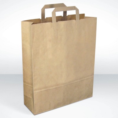 GREEN & GOOD RECYCLED PAPER CARRIER BAG.