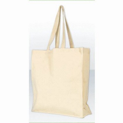 Picture of GREEN & GOOD WREXHAM 10OZ UNBLEACHED CANVAS SHOPPER TOTE BAG in Natural