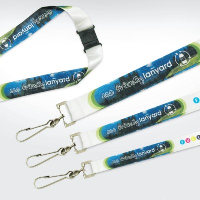 Picture of GREEN & GOOD RECYCLED PET DIE SUBLIMATION LANYARD.