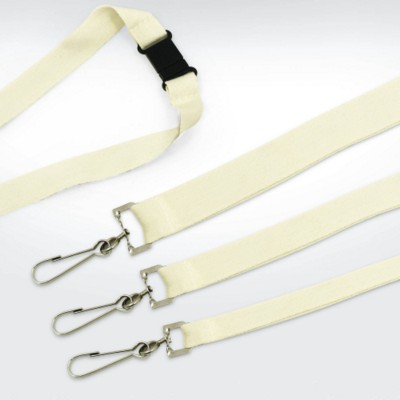 Picture of GREEN & GOOD BAMBOO DELUXE LANYARD in Natural.