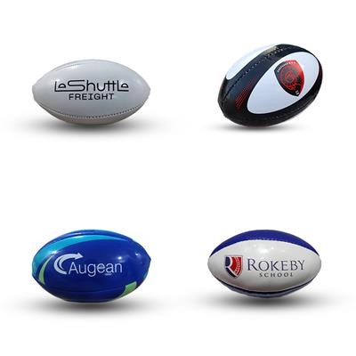 Picture of MINI PVC PROMOTIONAL RUGBY BALL.