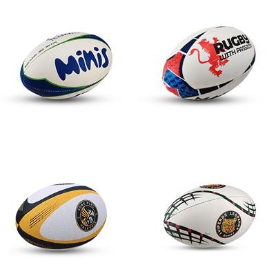 Picture of MINI RUBBER PROMOTIONAL RUGBY BALL.