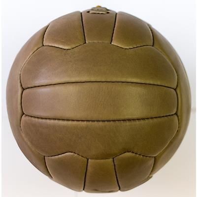 Picture of SIZE 5 ORIGINAL ANTIQUE EFFECT LEATHER FOOTBALL.