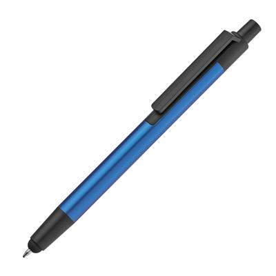 Picture of ALUMINIUM METAL BALL PEN in Blue.