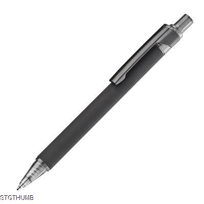 Picture of RUBBER BALL PEN in Black.