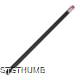 Picture of PENCIL with Rubber in Black