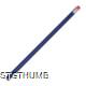 Picture of PENCIL with Rubber in Blue