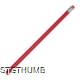 Picture of PENCIL with Rubber in Red
