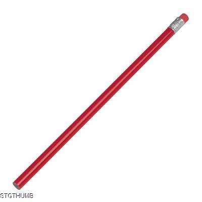 Picture of PENCIL with Rubber in Red.