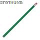 Picture of PENCIL with Rubber in Green